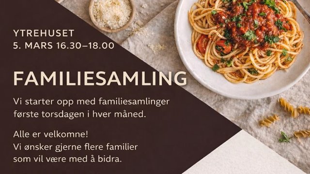 Familiesamlinger med middag